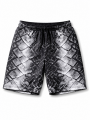 RIPSTOP MONOCHROME SNAKE SHORTS