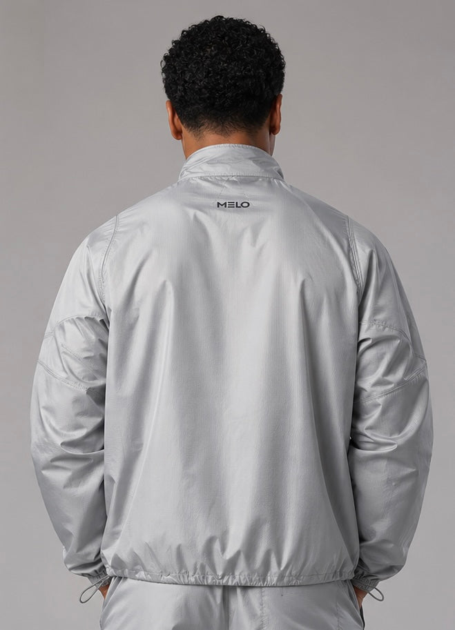 RIPSTOP WINDCRUSHER JACKET LUNAR GREY