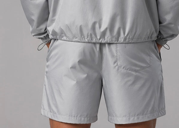 RIPSTOP WINDCRUSHER SHORTS, LUNAR GREY