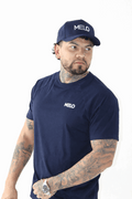 Navy High Speed Raglan Tee