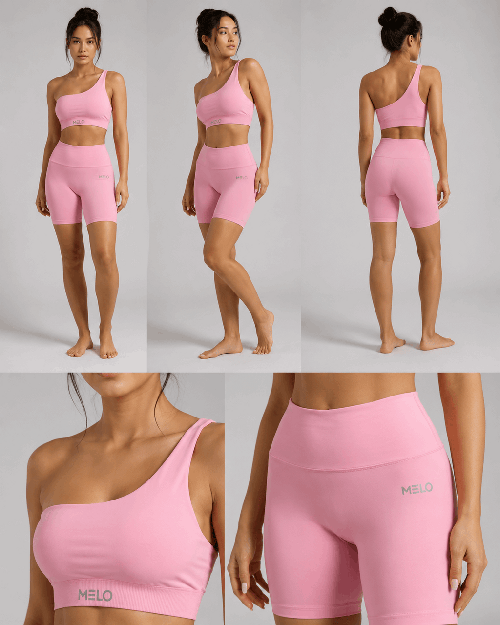 Cotton Candy Pink Biker Shorts