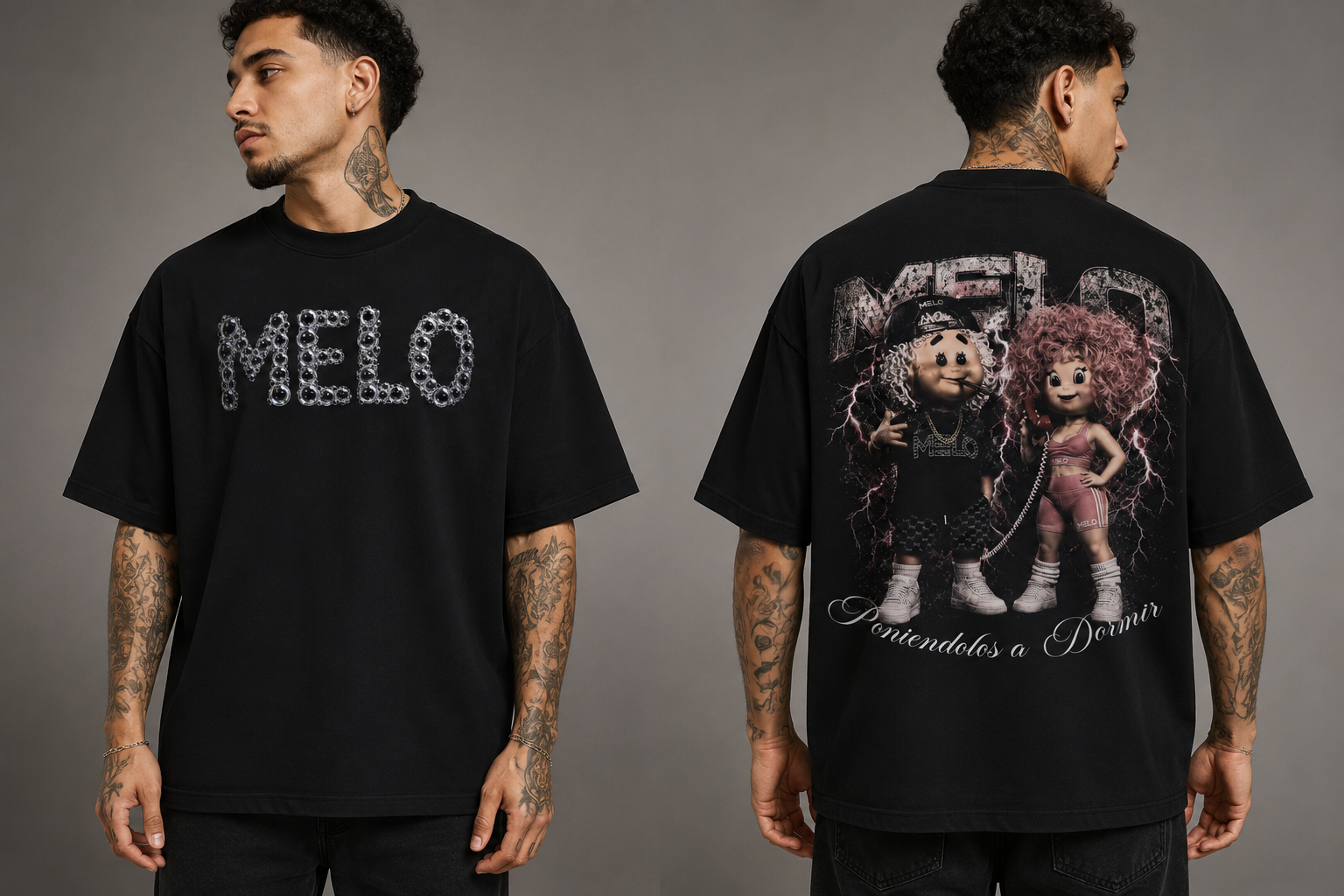 BUBBLES OVERSIZE TEE