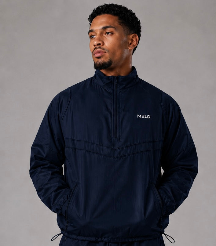 RIPSTOP WINDCRUSHER JACKET NAVY
