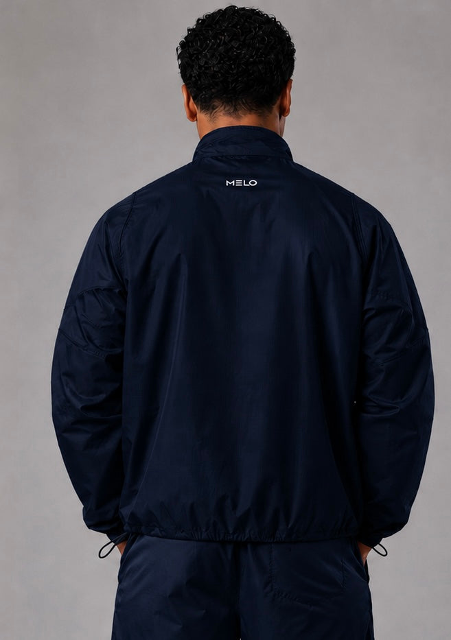 RIPSTOP WINDCRUSHER JACKET NAVY