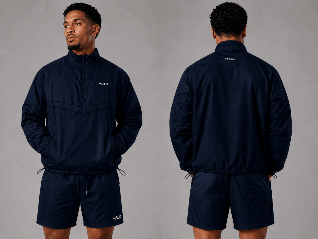 RIPSTOP WINDCRUSHER JACKET NAVY