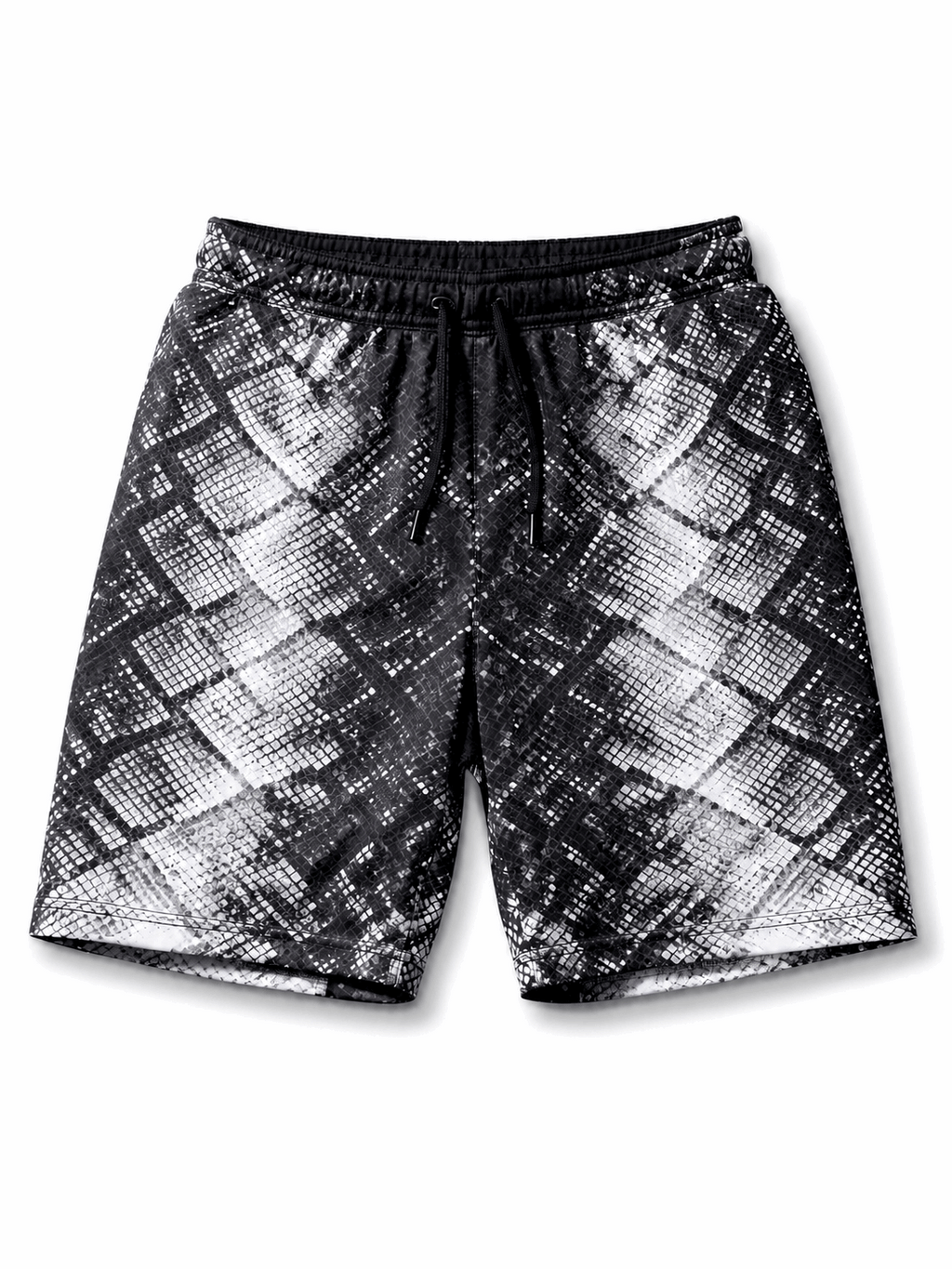 RIPSTOP MONOCHROME SNAKE SHORTS
