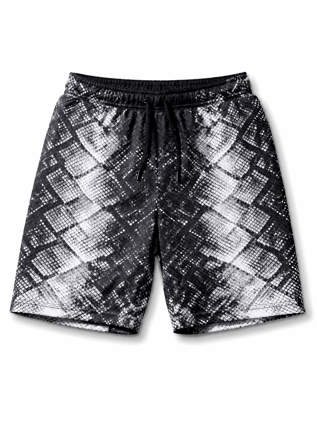 RIPSTOP MONOCHROME SNAKE SHORTS