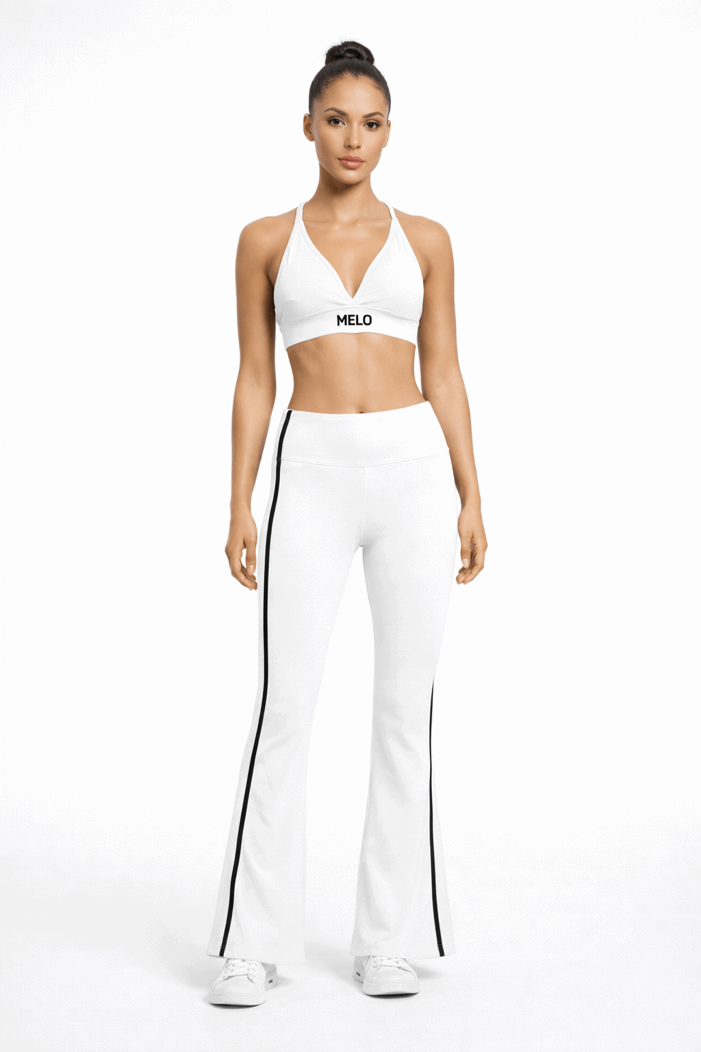 White Hyper Sports Bra