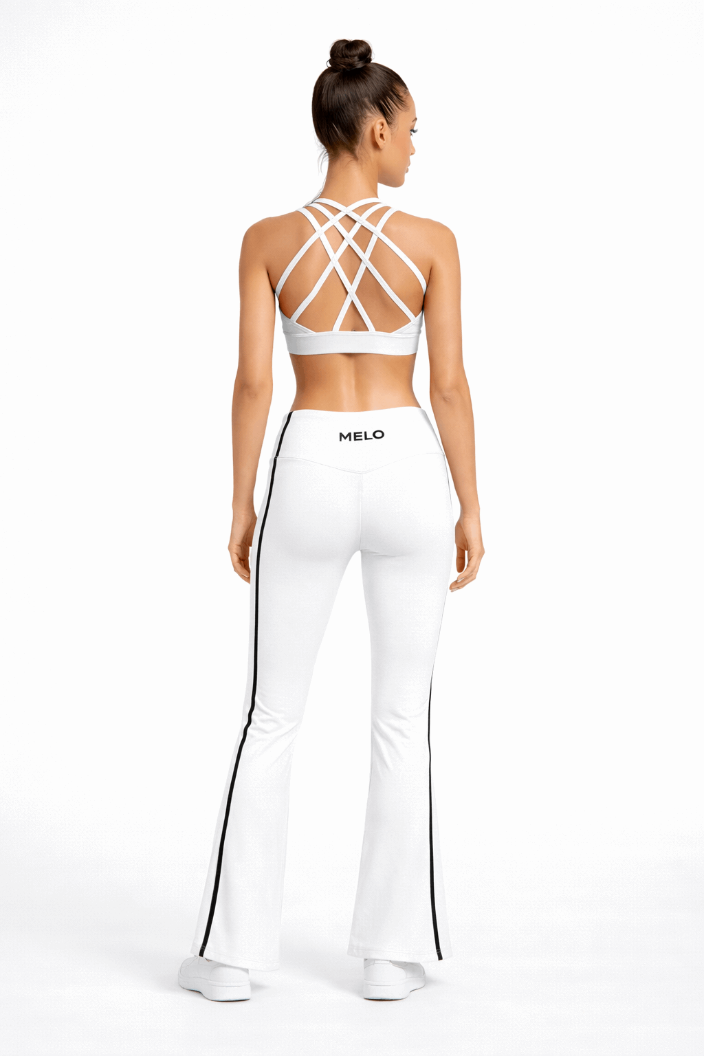 White Hyper Sports Bra