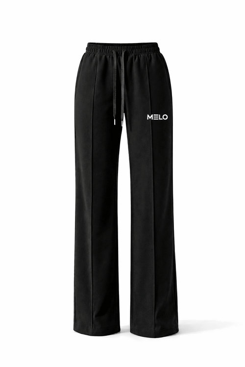 Black wide leg pants