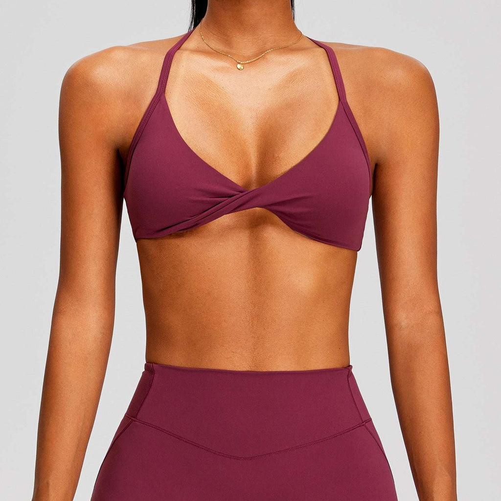 BURGUNDY TWIST TOP