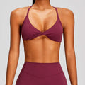 BURGUNDY TWIST TOP