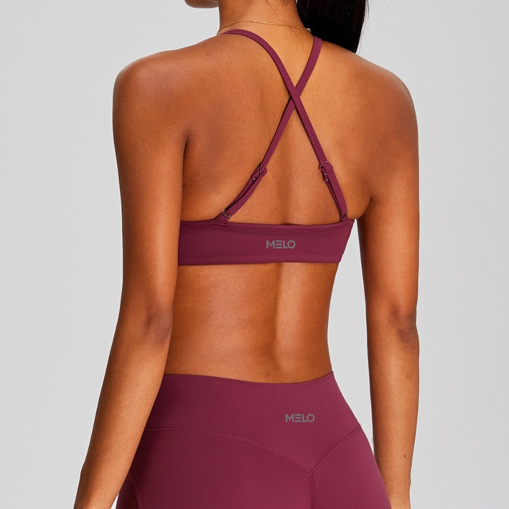 BURGUNDY TWIST TOP