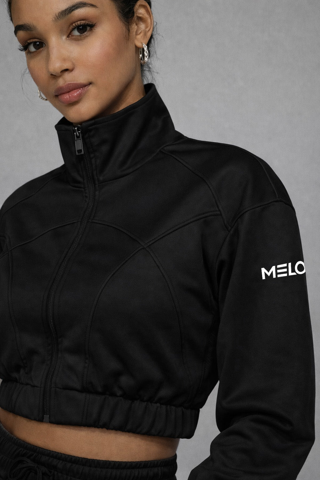 Ladies Founders Black Track Jacket