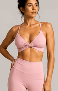 COTTON CANDY PINK TWIST TOP